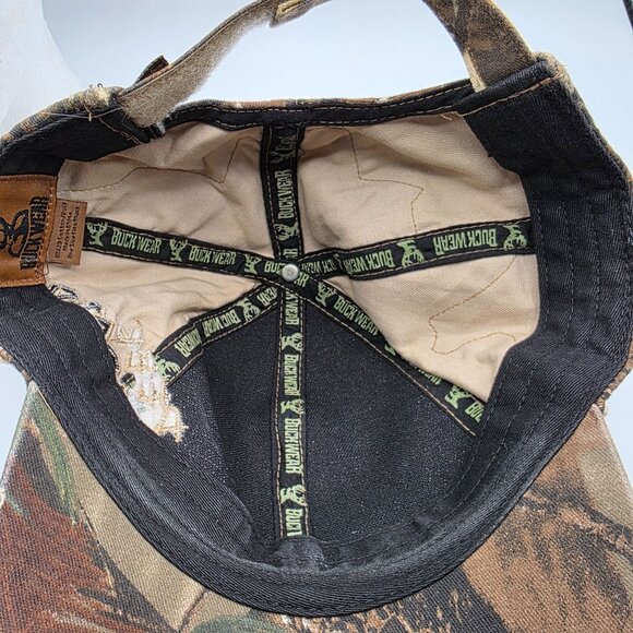 Buckwear Deer Predator Mens Brown Adjustable Hunting Hat Casual Outdoors - Picture 7 of 9